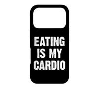 Carcasa para iPhone 17 Pro Eating Is My Cardio