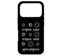 Carcasa para iPhone 17 Pro Eclipse Solar Lunar y Apocalipsis - Ciencia Divertida