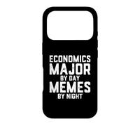 Carcasa para iPhone 17 Pro Economía Mayor De Día Memes por Noche Economía Meme Estudiante