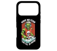 Carcasa para iPhone 17 Pro Ecualizador Musical de Halloween Have No Fear The DJ Is Here Zombie