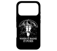 Carcasa para iPhone 17 Pro Edgar Allan PoE - Cuando llueve Poes - Literatura Inglesa