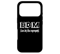 Carcasa para iPhone 17 Pro EDM Live In The Moment Electrónica Dance Music Raver Gear EDM