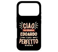 Carcasa para iPhone 17 Pro Edoardo Idea Regalo Personalizzata Nome Divertente