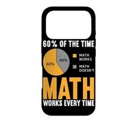 Carcasa para iPhone 17 Pro El 60% del Tiempo Las matemáticas Funcionan Cada Vez Que Álgebra Amante de Las matemáticas