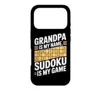 Carcasa para iPhone 17 Pro El Abuelo es mi Nombre Sudoku es mi Juego