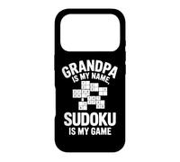 Carcasa para iPhone 17 Pro El Abuelo es mi Nombre Sudoku es mi Juego