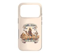 Carcasa para iPhone 17 Pro El Cairo Egipto Bigfoot UFO Conspiración Humor