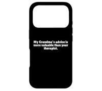 Carcasa para iPhone 17 Pro El Consejo de mi Abuela es una Divertida sabiduría Positiva