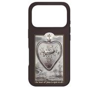 Carcasa para iPhone 17 Pro El Corazón de Jesús está Abierto a Toda la Sagrada Devoción Católica
