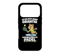 Carcasa para iPhone 17 Pro El Divertido Oso del Pádel No Siempre Está De Mal Humor -