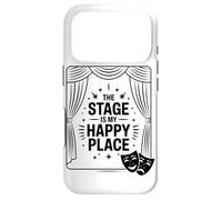 Carcasa para iPhone 17 Pro El Escenario Es Mi Lugar Feliz Entusiasta del Teatro