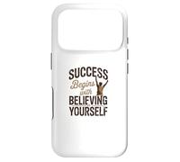 Carcasa para iPhone 17 Pro El éxito Comienza con Creer en ti Mismo ilustración