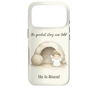 Carcasa para iPhone 17 Pro Él ha resucitado Resurrección Cristiana de Pascua