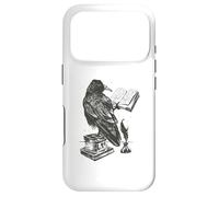 Carcasa para iPhone 17 Pro El Libro del Cuervo y tintero y Pluma Pluma Edgar Allan PoE Meme