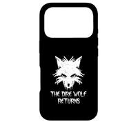 Carcasa para iPhone 17 Pro El Lobo Dire Regresa Des-Extinción Animal Fantasía Halloween