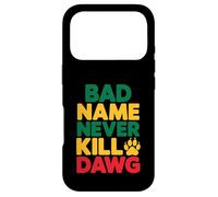 Carcasa para iPhone 17 Pro El Mal Nombre Nunca Mata a Dawg Proverbios y Significado jamaicanos