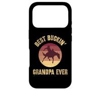Carcasa para iPhone 17 Pro El Mejor Western de Buckin' Grandpa Ever Rodeo Cowboy Bucking Horse