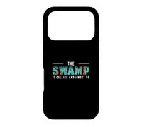 Carcasa para iPhone 17 Pro El pantano está Llamando y Debo IR a un Cazador de caimanes