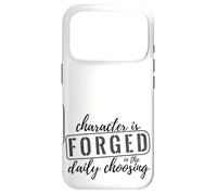 Carcasa para iPhone 17 Pro El Personaje se forja en la elección Diaria