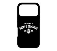 Carcasa para iPhone 17 Pro El Pueblo de Santo Domingo Estilo Clásico Palmeras Diseño