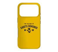 Carcasa para iPhone 17 Pro El Pueblo de Santo Domingo Estilo Clásico Palmeras Diseño