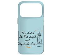 Carcasa para iPhone 17 Pro El Señor Es Mi Luz Y Mi Salvación Salmo 27:1 Fe Bíblica