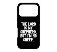 Carcasa para iPhone 17 Pro el señor es mi Pastor, Pero no Soy Ninguna Oveja Bold