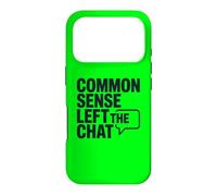 Carcasa para iPhone 17 Pro El Sentido común Antisocial dejó el Chat Anti Gente estúpida