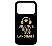 Carcasa para iPhone 17 Pro El Silencio es mi lenguaje de Amor