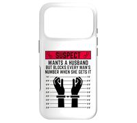 Carcasa para iPhone 17 Pro El sospechoso Quiere un Marido Pero bloquea el número de Cada Hombre