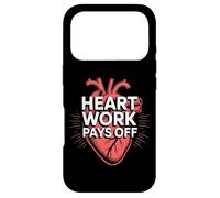 Carcasa para iPhone 17 Pro El Trabajo del corazón Paga el diseño del corazón del cardiólogo