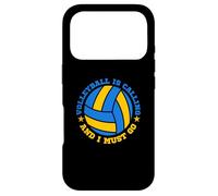 Carcasa para iPhone 17 Pro El Voleibol está Llamando y Debo IR Divertido Jugador Deportivo