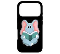 Carcasa para iPhone 17 Pro Elefante Nerd Libro