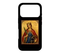Carcasa para iPhone 17 Pro Elegant Catholic Icon of St. Catherine of Alexandria