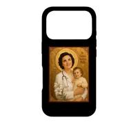 Carcasa para iPhone 17 Pro Elegante Icono católico de Santa Gianna Beretta Molla