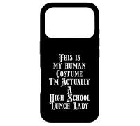 Carcasa para iPhone 17 Pro Elementary Middle or High School Lunch Lady Costume