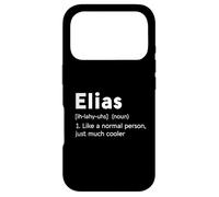 Carcasa para iPhone 17 Pro Elias Nombre Definición Chicos Divertido Fresco Persona Normal