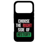 Carcasa para iPhone 17 Pro Elija el Lado Correcto de la Historia Cita de Libertad patriótica