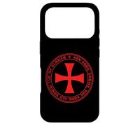 Carcasa para iPhone 17 Pro Emblema de Cruz de Caballeros templarios | Christianity Black