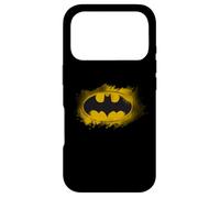 Carcasa para iPhone 17 Pro Emblema de Noche de héroe Amarillo con Logotipo de Batman