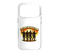 Carcasa para iPhone 17 Pro Emblema de reunión de The Boys Are Back in Town Brotherhood Divertido