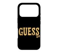 Carcasa para iPhone 17 Pro Emblema Guess So