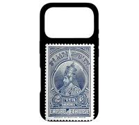 Carcasa para iPhone 17 Pro Emperador etíope Haile Selassie Viejo Sello Arte Juda Rasta