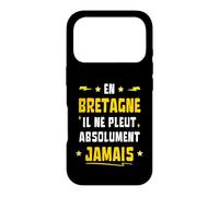 Carcasa para iPhone 17 Pro En Bretaña Nunca llueve Absolutamente Humor Breton