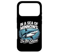 Carcasa para iPhone 17 Pro En un mar de pececillos, sé el tiburón Emprendedor Vida Fan