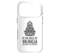 Carcasa para iPhone 17 Pro En Valhalla los Valientes Viven para Siempre - Odin Viking Mythology