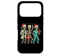 Carcasa para iPhone 17 Pro Enfermera de Esqueleto de Navidad Radiología Divertida Enfermeras de Navidad