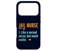 Carcasa para iPhone 17 Pro Enfermera de la cárcel Definición Correccional Prisión Enfermería Significado