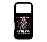 Carcasa para iPhone 17 Pro English Pointer Dog Patriotic American 4th of July Dogs