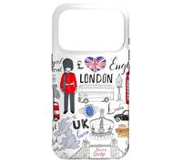 Carcasa para iPhone 17 Pro Enjoy Wear Cool United Kingdom London Doodles Graphic Kawaii